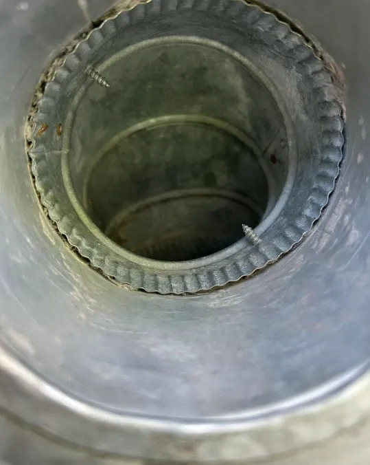 After dryer vent lint cleaning in Green Bay – clean dryer vent with improved airflow