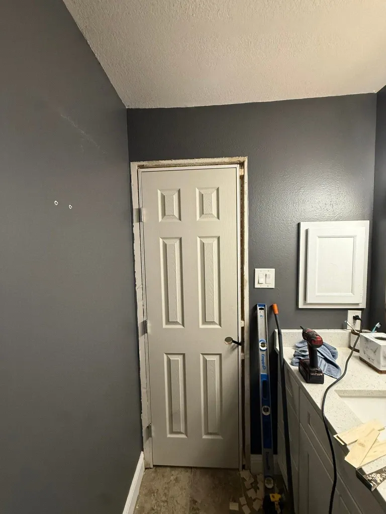 After interior door repair in Green Bay – level interior door opening and closing properly