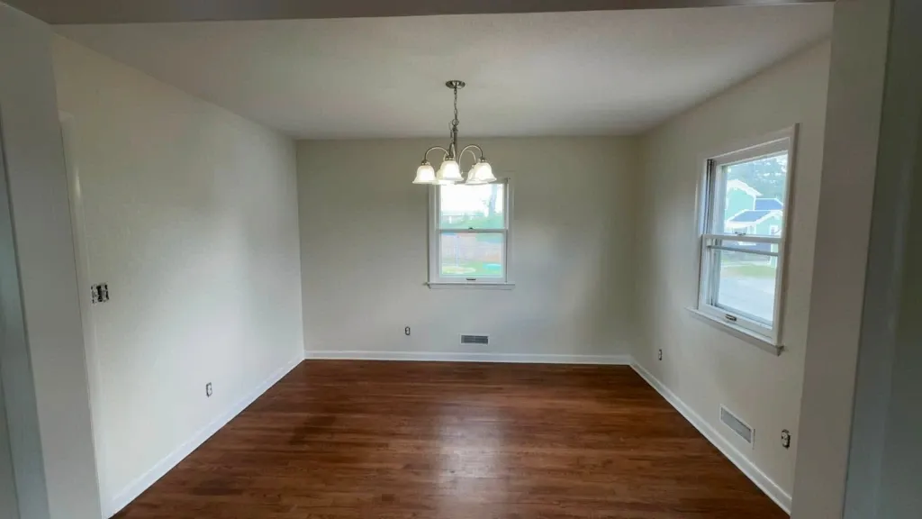 After interior trim painting in Green Bay – clean, crisp freshly painted trim