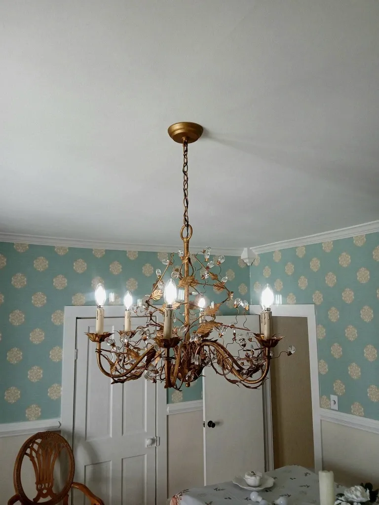 After light fixture replacement in Green Bay – clean, modern ceiling light fixture